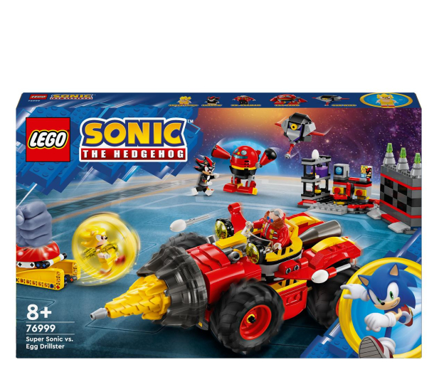 LEGO Sonic the Hedgehog 76999 Super Sonic kontra Egg Drillster V29 - 1266197 - zdjęcie